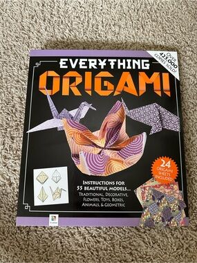 Everything Origami - Instruction Book with Purple Accents
